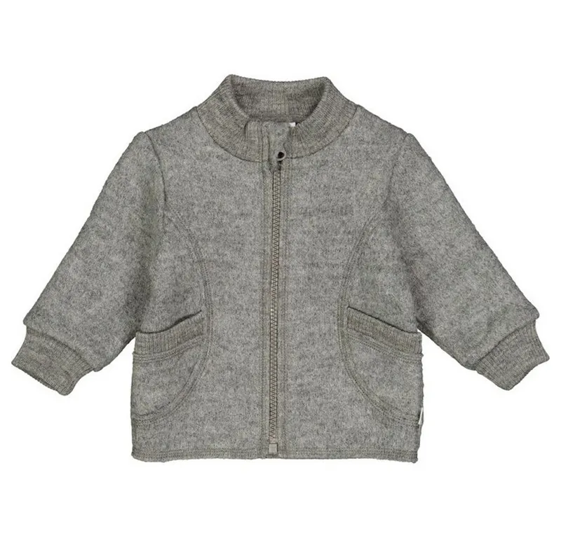 Fred's World by Green Cotton Fred's World by Green Cotton Wolljacke Wolljacke, Grau, – Produktbild 1 von 2
