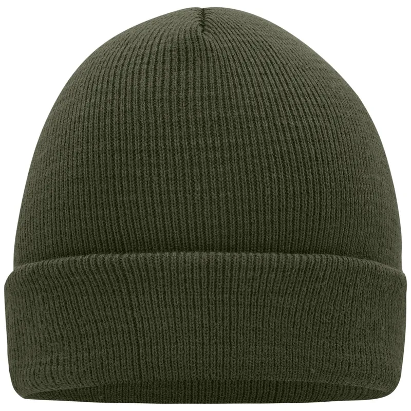 Myrtle Beach myrtle beach Klassische Strickmütze in vielen Farben MB7500 Gr. one size olive – Produktbild 1 von 1