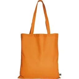 TEXXILLA Fairtrade Baumwolltasche mit langen Henkeln, mandarin – Produktbild 1 von 1