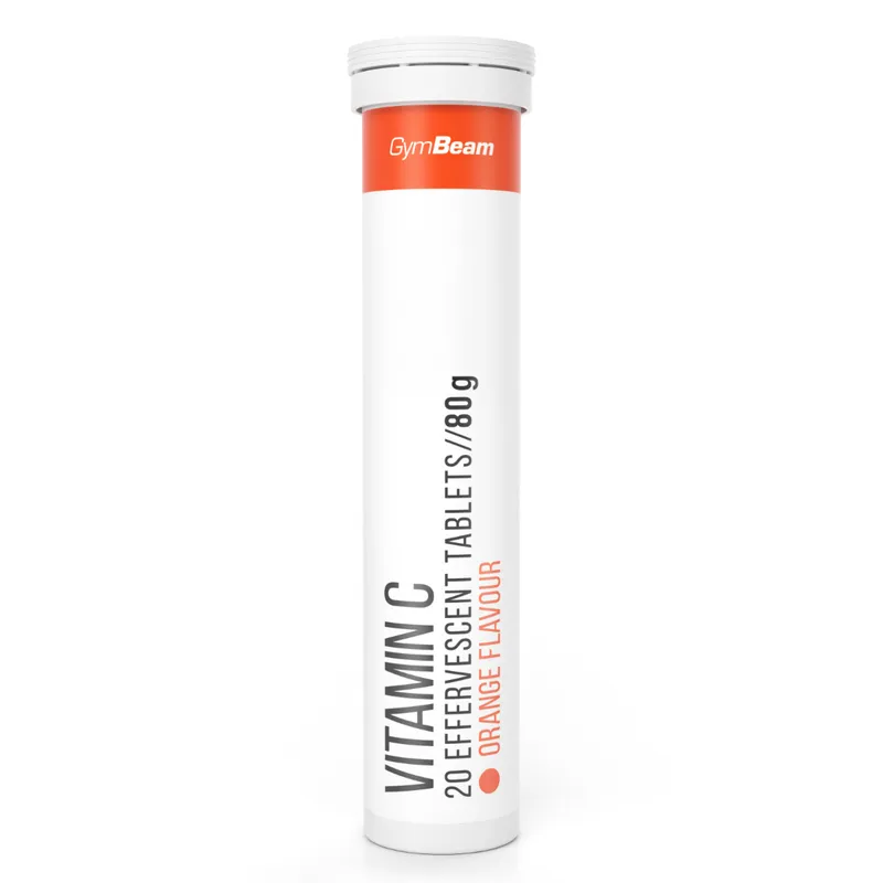 GymBeam GymBeam Vitamin C (1000 mg) Brausetabletten 20 Tabletten Orange – Produktbild 1 von 1
