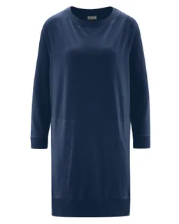 HempAge Hempage Damen vegan Sweatshirt In Marineblau – Produktbild 1 von 1