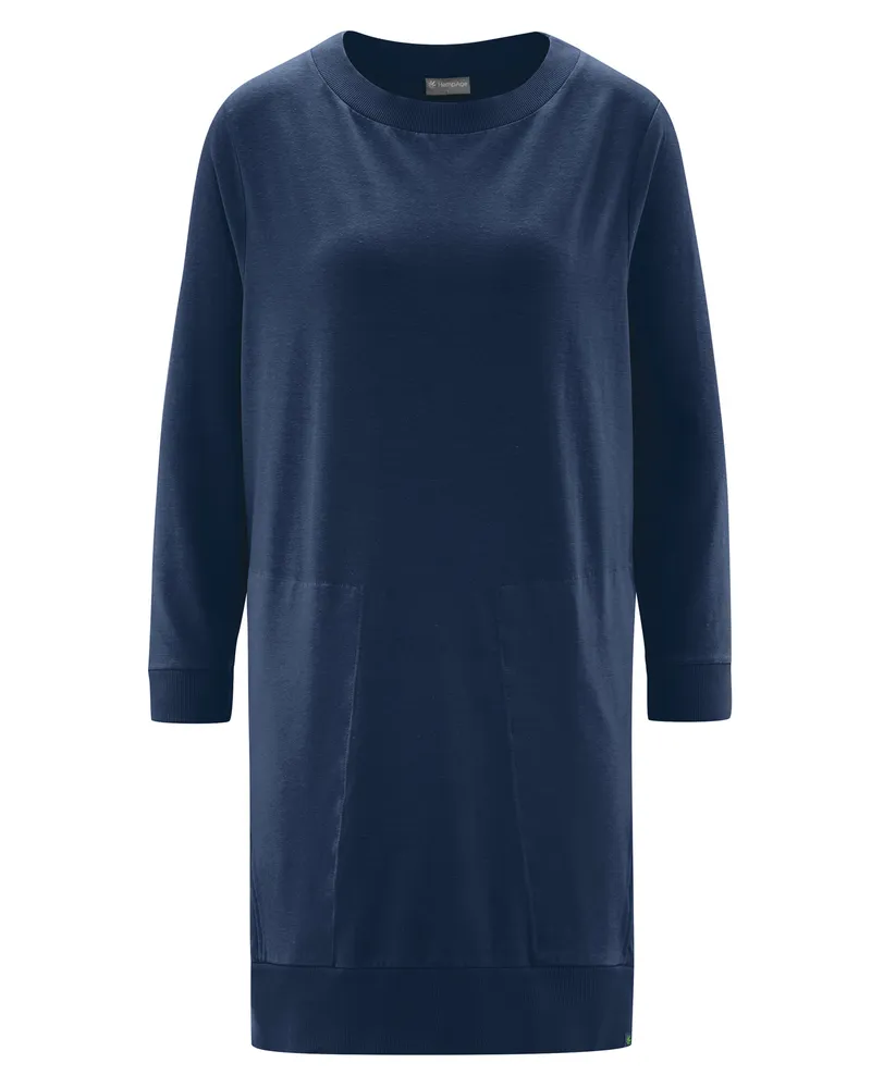 HempAge Hempage Damen vegan Sweatshirt In Marineblau, Blau, – Produktbild 1 von 2