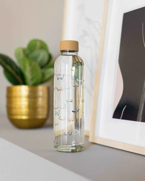 Carry Bottles Carry Bottles Glastrinkflasche 0.7l, Boobies, – Produktbild 3 von 4
