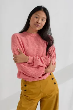 TWOTHIRDS TWOTHIRDS Damen vegan Pullover Llombards Rosa – Produktbild 1 von 1