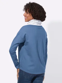 Witt Sweatshirt mittelblau-hellgrau – Produktbild 1 von 1