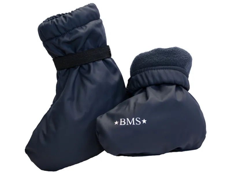 BMS BMS Buddel- und Krabbelschuhe Füsslinge für Babys, gefüttert, SoftSkin, Blau, – Produktbild 1 von 2