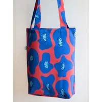 Ecostories Ecostories Pure Design – Bio-Canvas Tasche, Mohn-blau-rot, – Produktbild 1 von 1