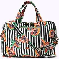 KIKOONI KIKOONI handgefertigte große Reisetasche " TRAVELER BAG ", My papaya love, – Produktbild 1 von 1