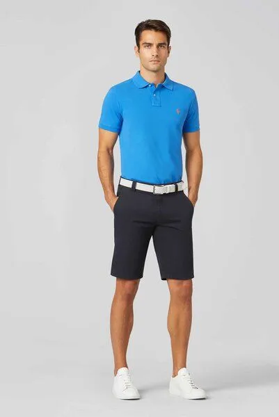 Meyer MEYER Baumwoll Stretch Bermuda, Blau (marine), – Produktbild 2 von 4
