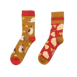 Walkiddy Baby Socken Bio-Baumwolle Gelb – weiche Walkiddy Söckchen mit Mäuse-Motiv, elastisch & vegan – nachhaltige, hautfreundliche & langlebige Qualität von Walkiddy – Produktbild 1 von 1