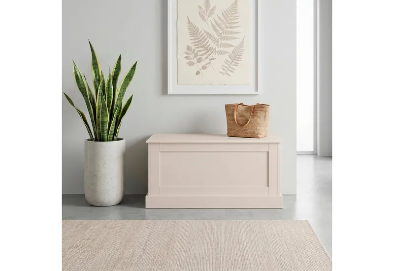 OTTO home Sitzbank Binz, zwei unterschiedliche Farbvarianten, mit Stauraum, Breite 90 cm, Beige, – Produktbild 1 von 6