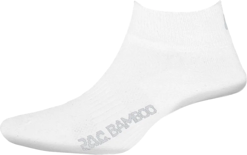 PAC P.A.C Bamboo Quarter Unisex Socken weiß 39-42 - Socken von PAC, Weiß, – Produktbild 1 von 1