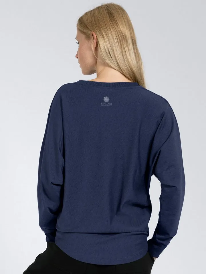 Magadi Magadi Yoga & Relax Shirt Anna aus weichem Naturmaterial, Blau, – Produktbild 2 von 5
