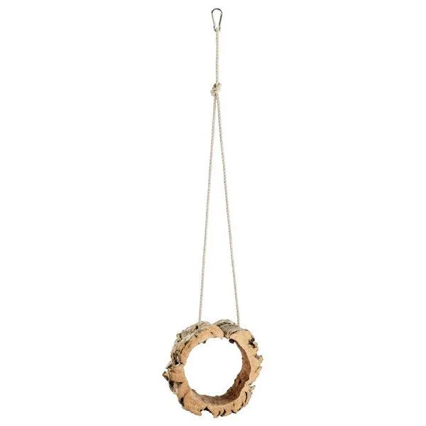 Kork-Deko Kork-Deko Vogel-Schaukel aus Naturkork-Rinde, rund ⌀ = 10 cm – Produktbild 3 von 5