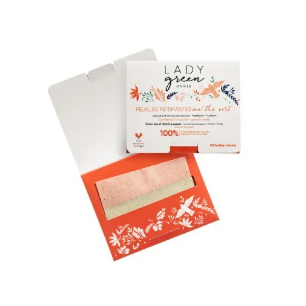Lady Green Lady Green Tea Oil Blotting Papers – Produktbild 2 von 2