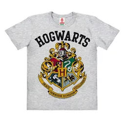 LOGOSH!RT LOGOSH!RT Harry Potter Hogwarts Logo Kinder Bio T-Shirt – Produktbild 1 von 1