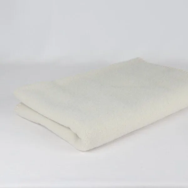 a.meri a.meri Merino-Babydecke KINDING – 100% Schurwolle | Made in Bavaria, Heller jurafels (hellgrau), – Produktbild 3 von 4