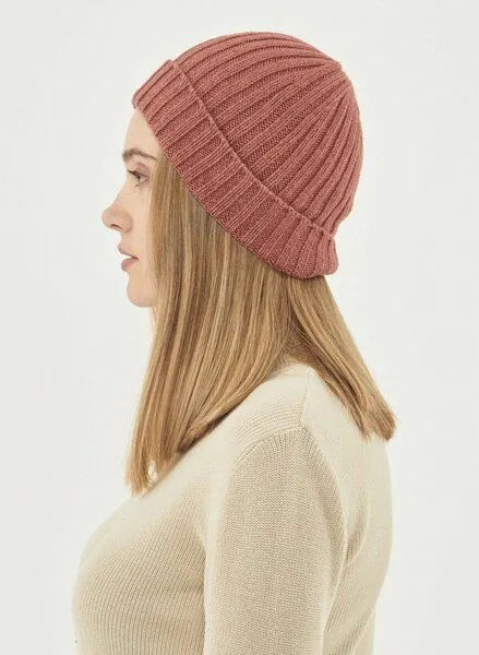 ORGANICATION ORGANICATION Unisex Strick-Beanie aus Bio-Merinowolle und Bio-Baumwolle, Ginger, – Produktbild 2 von 2