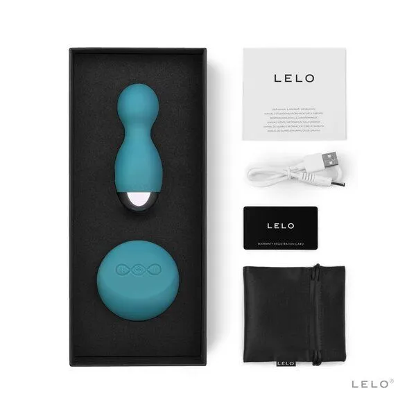 LELO Rotierende und vibrierende Kegel Bälle - LELO HULA Beads, Meerblau, – Produktbild 3 von 4