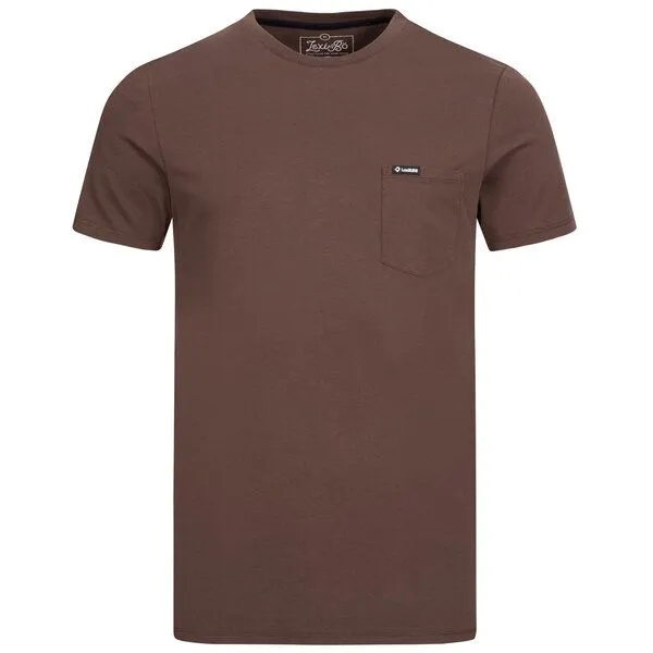 Lexi&Bö Lexi&Bö Basic Pocket T-Shirt Herren, Braun, – Produktbild 1 von 1