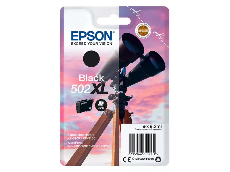 Epson Epson Tintenpatrone T02W14XL/ 502XL schwarz – Produktbild 2 von 4