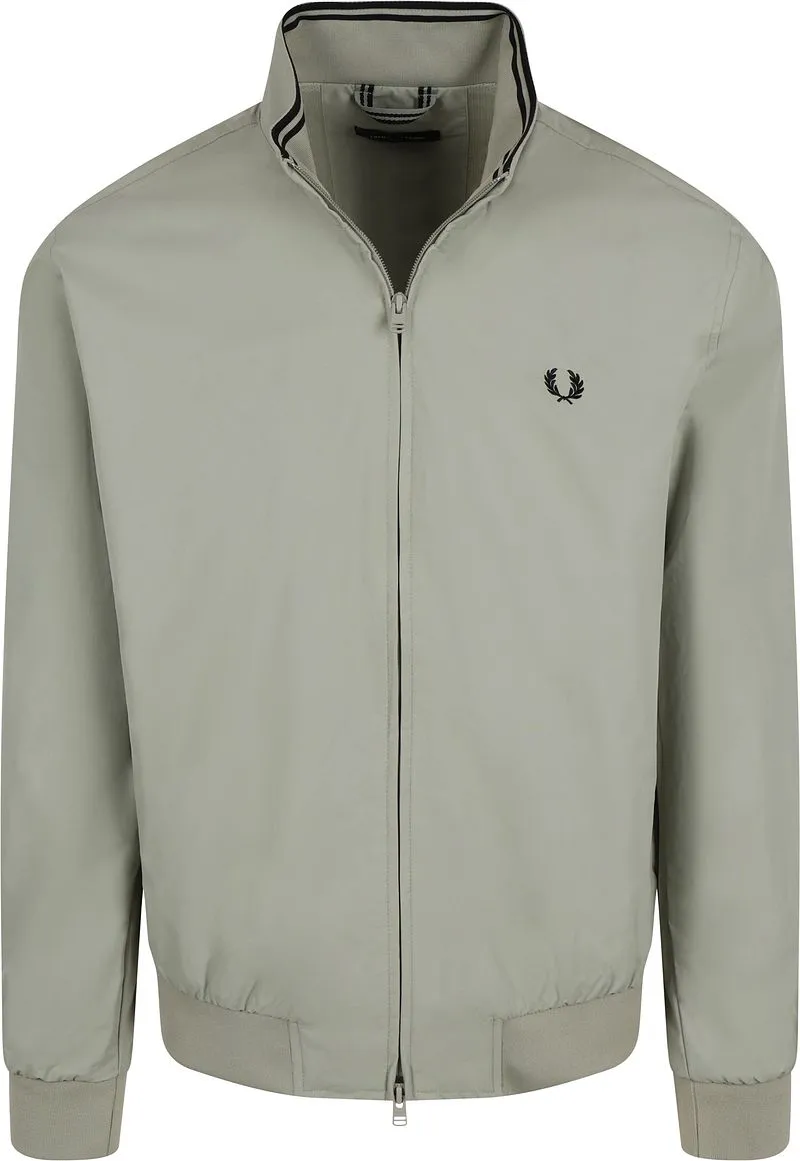 Fred Perry Fred Perry Jacke Brentham Grün - Größe XL, Khaki, – Produktbild 1 von 5