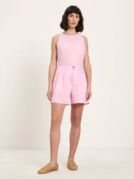 LANIUS LANIUS Shorts (GOTS) aus Leinen, Orchid, – Produktbild 1 von 4