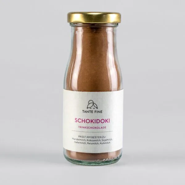 Tante Fine Tante Fine Bio Kakao SCHOKIDOKI * Kakaomischung ohne Zucker * Getränkemischung – Produktbild 1 von 2
