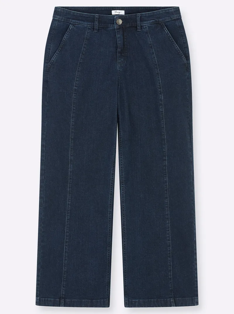 sheego Jeans dark blue, Dark blue, – Produktbild 1 von 3