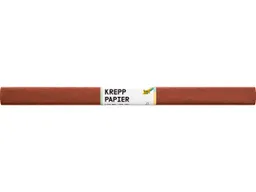 folia folia Krepppapier-Rollen, 50 cm x 2 m, 10 Rollen, kastanienbraun – Produktbild 1 von 1