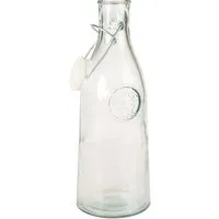 Bügelverschlussflasche 'Authentic' aus Recyclingglas 1 l – Produktbild 1 von 1