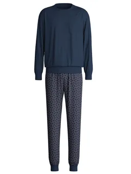 CALIDA CALIDA Pyjama Relax Imprint Herren (2 tlg) weich, bequem mit Bündchen – Produktbild 1 von 1
