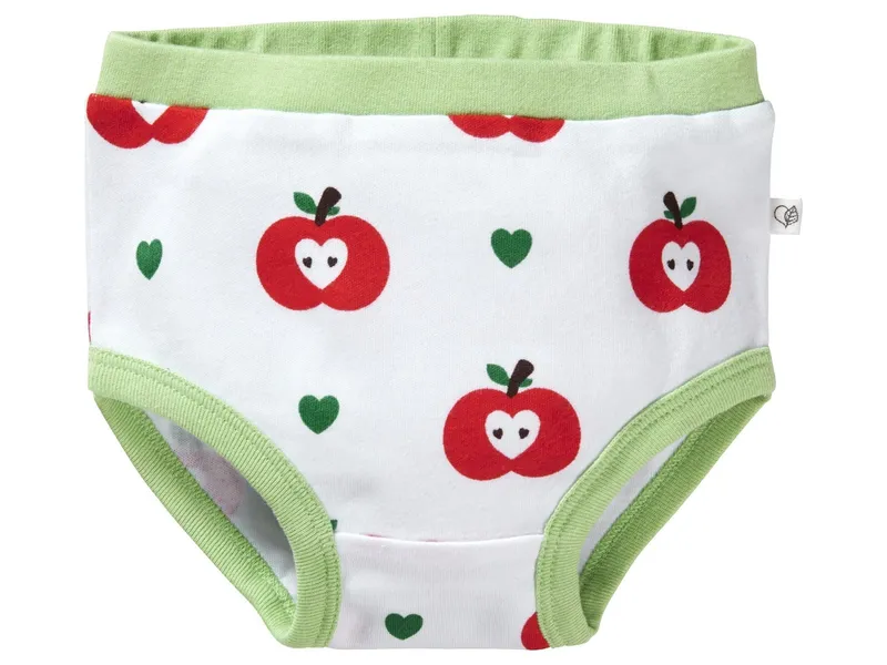 HANS NATUR Kinder Slip Bio-Baumwolle Apfel Gr. 86/92, Mehrfarbig, – Produktbild 1 von 2