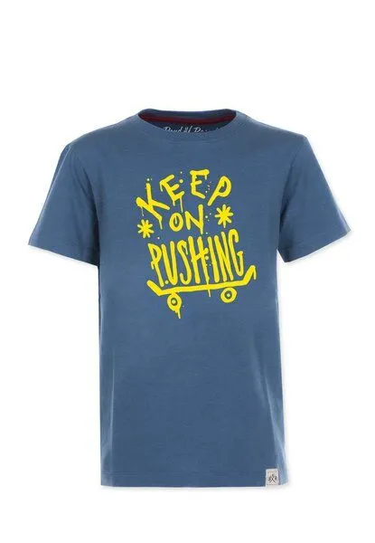 Band of Rascals Band of Rascals Keep On Pushing T-Shirt, Blue, – Produktbild 2 von 4