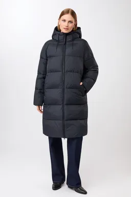 LangerChen LangerChen Damen vegan Mantel Lightweight Quilted Midnight – Produktbild 1 von 1