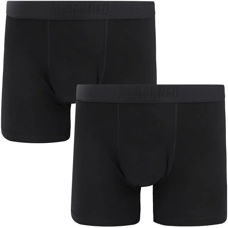 Alan Red Alan Red Boxer Schwarz 2-Pack, Schwarz, – Produktbild 2 von 3