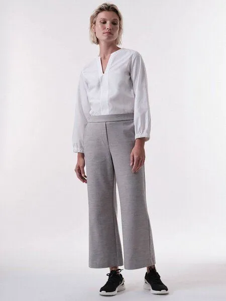 LANIUS LANIUS Culotte aus Bio-Baumwolle und reiner Schurwolle, 160/grey melange, – Produktbild 1 von 4