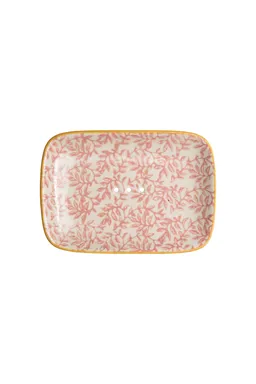 Tranquillo Seifenschale FLORAL - rot – Produktbild 1 von 1