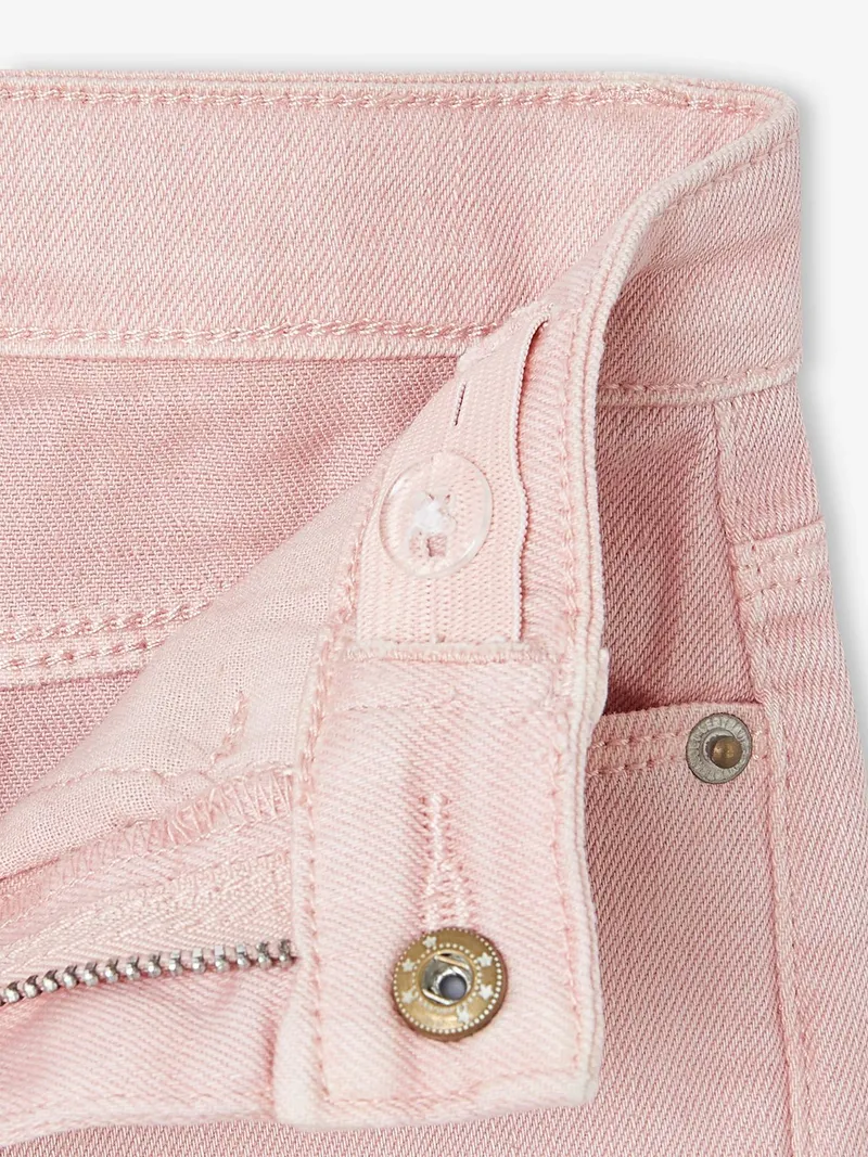 Vertbaudet Mädchen Slim-Fit-Hose, Pudrig rosa, – Produktbild 2 von 2