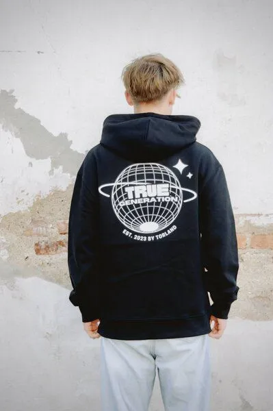 TORLAND TORLAND Zip Hoodie Locker Heavy True Generation, Schwarz (black), – Produktbild 2 von 3