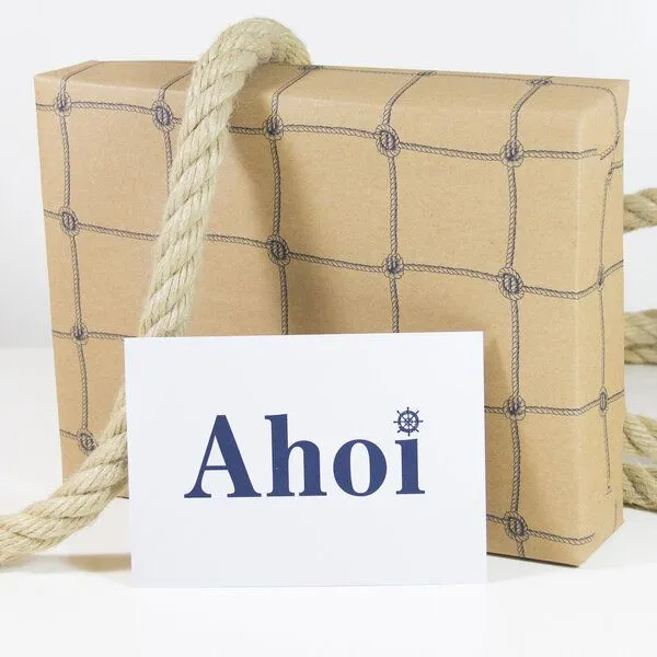 Bow & Hummingbird Bow & Hummingbird Postkarte Ahoi – Produktbild 2 von 2