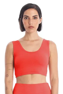 RAVENS VIEW IBIZA RAVENS VIEW IBIZA Damen vegan Yoga Top Radiant Red – Produktbild 1 von 1