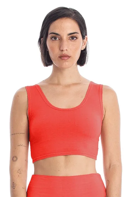 RAVENS VIEW IBIZA RAVENS VIEW IBIZA Damen vegan Yoga Top Radiant Red, Hellrot, – Produktbild 1 von 1