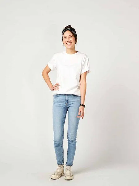 KAYA&KATO KAYA&KATO T-Shirt PORTO 2.0 unisex, Weiss, – Produktbild 2 von 4