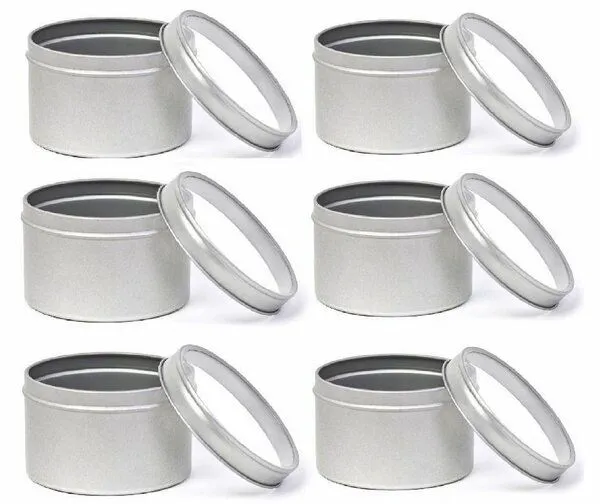 DS DS Runde Gewürz und Kräuter Dosen aus Metall 75 mm x 55 mm mit Klarsichtdeckel – Produktbild 1 von 4