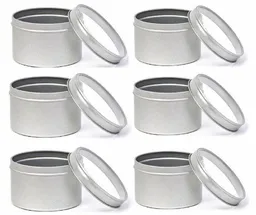 DS DS Runde Gewürz und Kräuter Dosen aus Metall 75 mm x 55 mm mit Klarsichtdeckel – Produktbild 1 von 1