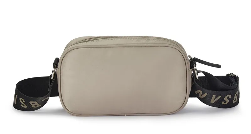 Elbsand Elbsand Umhängetasche Minibag, Crossbody Bag, Damentasche, Schultertasche, Handtasche Damen zum Umhängen aus weichem Material mit Steppung VEGAN, Beige, – Produktbild 1 von 5