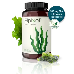 Elpixol Elpixol Algenöl Kapseln mit 500 mg EPA + DHA 3x60 Stück – Produktbild 1 von 1