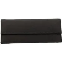 El Puente El Puente Dreieckiges Brillenetui aus Leder in Schwarz | Fair Trade & Handmade aus Indien – Produktbild 1 von 1