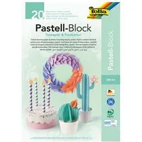 folia folia Tonpapier und Fotokarton, pastell sortierte Farben, 20 Blatt – Produktbild 1 von 1